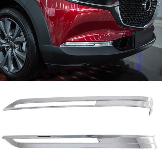 適用: マツダ CX-30 2019 2020 クローム フロント リア フォグライト フレーム 装飾 カバー トリム フロント AL-II-4394 AL Exterior parts for cars