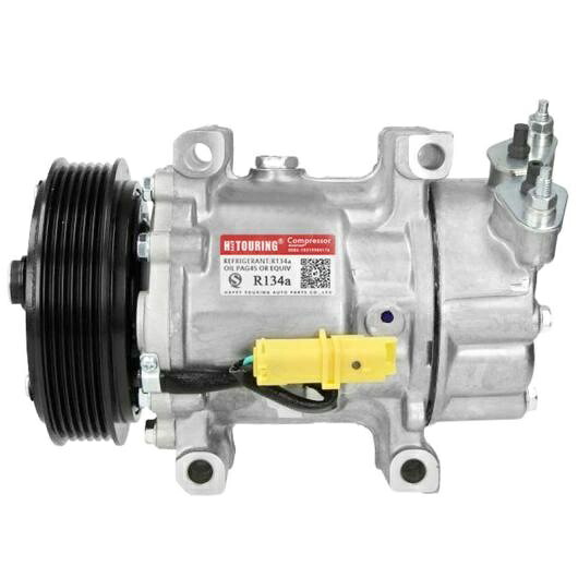 SD6V12 A/C コンプレッサー 適用: プジョー/PEUGEOT 206 307 シトロエン/CITROEN C2 C3 9646273880 9655191580 9655421780 9659231580 9682930280 9684480180 1430 AL-II-9841 AL Air conditioner compressor