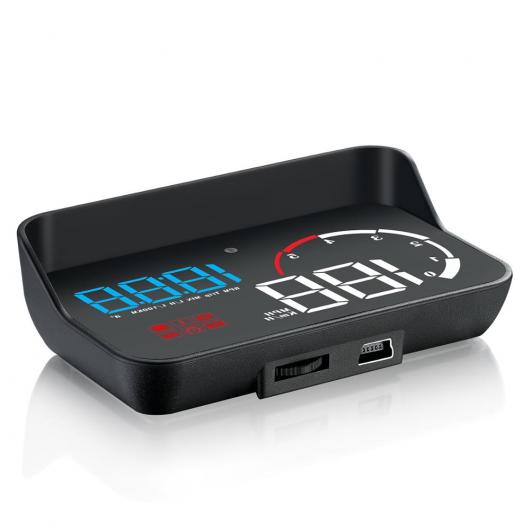 5.5インチ HUD OBD2 ポート ヘッド アップ ディスプレイ M10 スピードメーター シールド プロジェクター オート HUD ヘッドアップ ディスプレイ A100 HUD AL-JJ-0001 AL Car parts｜オートパーツエージェンシー2号店 10,557円
