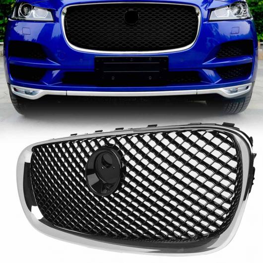 クローム フロント バンパー グリル メッシュ グリル 適用: ジャガー/JAGUAR X250 XF XFR XFRS 2008 2009 2010 2011 AL-JJ-0097 AL Front radiator grill｜オートパーツエージェンシー2号店