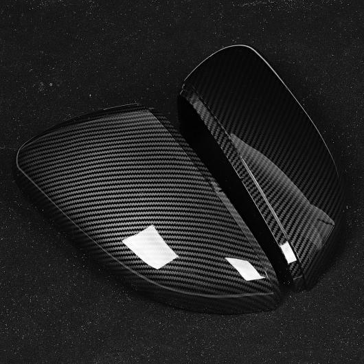 サイド バックミラー ミラー カバー キャップ カーボンファイバー スタイル 適用: ゴルフ MK6 2009 2010 2011 2012 2013 ウイング ミラー カバー サイド ミラー ハウジング AL-JJ-0147 AL Mirror cover