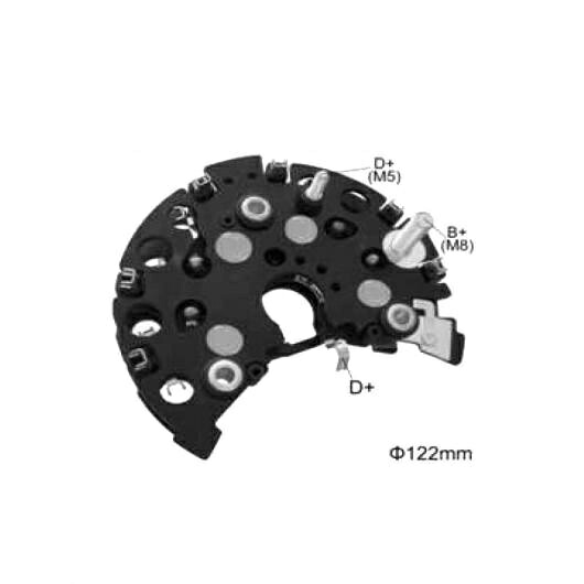 オルタネーター ジェネレーター 整流器 ブリッジ 適用: 138080 1 127 319 568 1 127 319 732 1ピース AL-JJ-0940 AL Car parts|オートパーツエージェンシー2号店