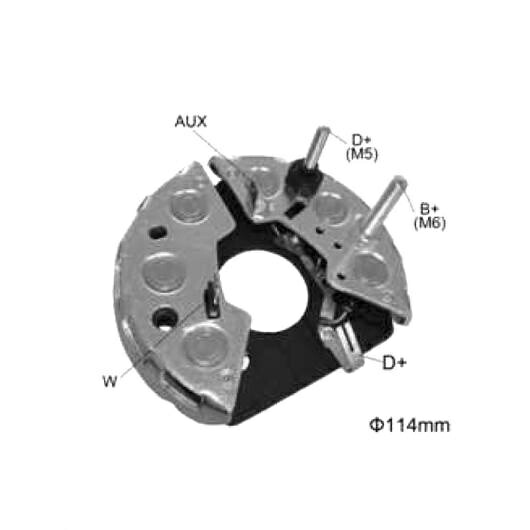 オルタネーター ジェネレーター 整流器 ブリッジ 適用: BR311 1 127 320 665 132667 1ピース AL-JJ-0951 AL Car parts|オートパーツエージェンシー2号店