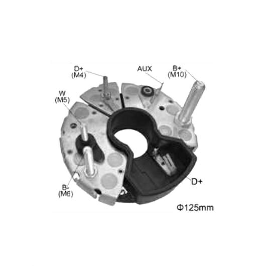 オルタネーター ジェネレーター 整流器 ブリッジ 適用: BHP12506 9127337304 1ピース AL-JJ-0980 AL Car parts|オートパーツエージェンシー2号店
