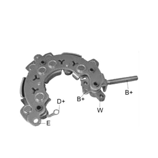 オルタネーター ジェネレーター 整流器 ブリッジ 適用: NPD13801 3146-3800 1ピース AL-JJ-1587 AL Car parts 6,873円