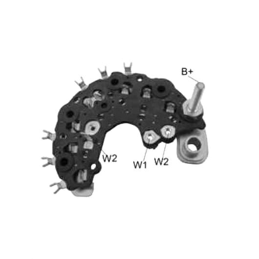 オルタネーター ジェネレーター 整流器 ブリッジ 適用: VAL855-1 1ピース AL-JJ-1600 AL Car parts