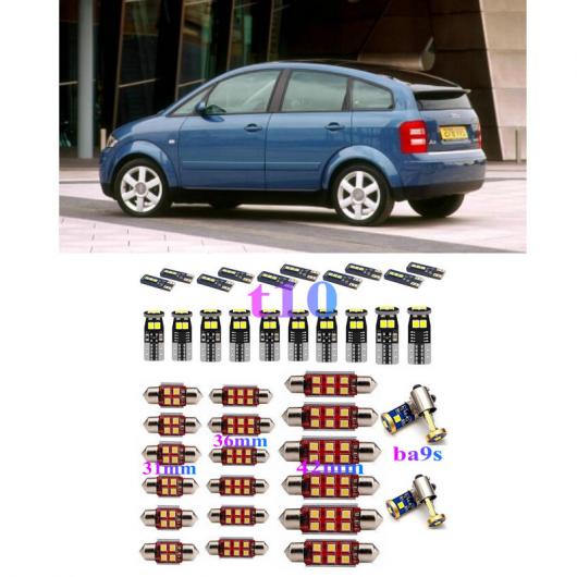 LED 車用 内装 ライト 適用: アウディ/AUDI A2 8Z リア トランク グローブ ボックス バニティミラー ライト エラーフリー ホワイト AL-JJ-2179 AL Interior parts for cars