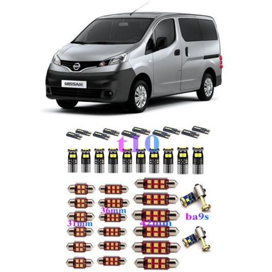 送料無料 Al バス Led エラーフリー 車用 ルームランプ 内装 ライト 適用 日産 Nv0 ボックス ボディ エステート エヴァリア バス Nv300 ボックス バス X ランプ バルブ エラーフリー ホワイト Al Jj 2430 オートパーツエージェンシー2号店
