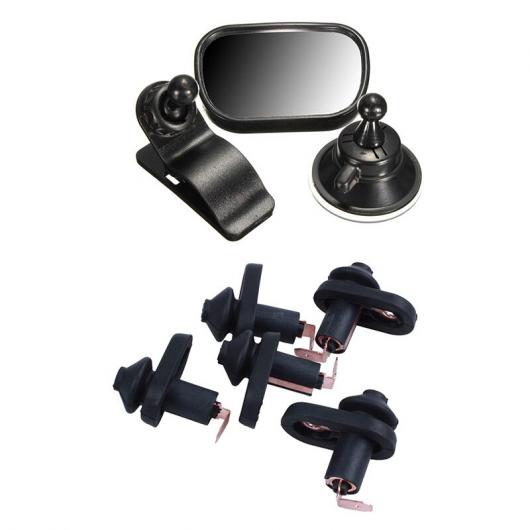 1セット カーシート リア-ビュー ミラー 5ピース ブラック ドア ランプ ライト スイッチ マウント タイプ001 AL-JJ-3062 AL Exterior parts for cars