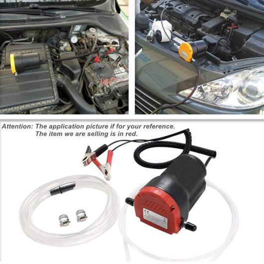 12V 60W オイル ポンプ 抽出 オイル/原油 オイル フルード ポンプ 抽出 スカベンジ オイル ポンプ トランスファー サクション レッド ケース タイプ001 AL-JJ-3217 AL Car parts