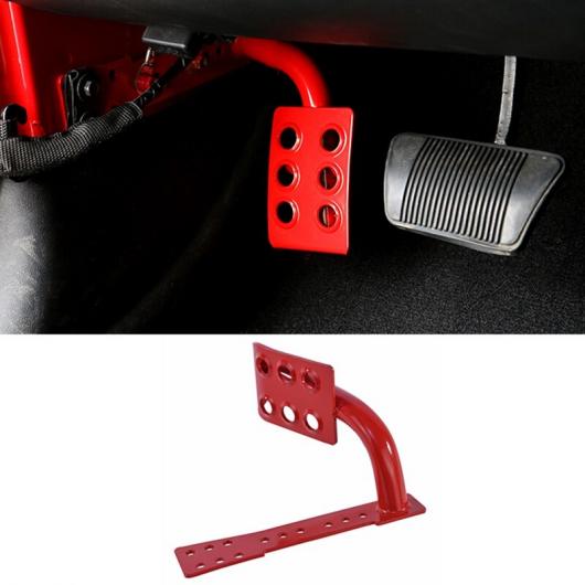 スチールフットレスト 左側 フット レスト 適用: ジープ/JEEP ラングラー JK 2007-2017 ルビコン サハラ X オフ ロード スポーツ アクセサリー レッド AL-JJ-3251 AL Interior parts for cars