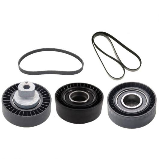 ベルト テンショナー アイドラー プーリー + ベルト セット 5PK906 6PK1555 適用: BMW E36 E39 E34 タイプ001 AL-JJ-3820 AL Car parts