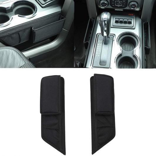 ギア シフト ストレージ バッグ オーガナイザー トレイ 適用: フォード/FORD F-150 ラプター 2009-2014 インテリア アクセサリー 布 ブラック AL-JJ-5513 AL Car parts