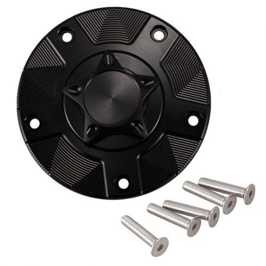 ガス フューエル タンク キャップ 適用: スズキ SV650 2003-2014 SV650S 2003-2013 バイク CNC クイック リリース カバー ブラック AL-JJ-5779 AL Car parts