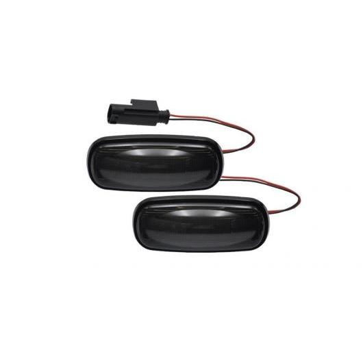 2ピース アンバー LED サイド マーカー ライト 適用: ランド ローバー/ROVER ディフェンダー 98-15 フリーランダー 02-05 ディスカバリー 2 LR2 クリア レンズ・スモーク レンズ AL-JJ-5825 AL Car parts｜オートパーツエージェンシー2号店 9,480円