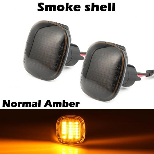適用: アウディ/AUDI A3 8L 1997-2003 A4 8D 1994-2001 ダイナミック アンバー LED フロント サイド マーカー ライト パワード BY 18-SMD LED クリア レンズ・スモーク レンズ AL-JJ-5907 AL Car parts
