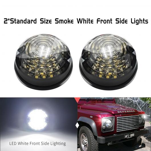 スモーク レンズ LED サイド マーカー ライト 適用: ランド ローバー/ROVER 90/110 1983-1990 1990-2016 ディフェンダー AL-JJ-5856 AL Car parts|オートパーツエージェンシー2号店