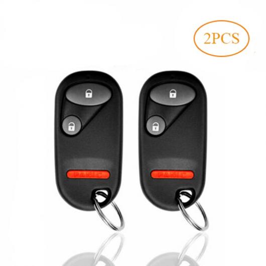 2ピース スマート キーレス エントリー リモート フォブ NHVWB1U521 適用: ホンダ シビック 2001 2002 2003 2004 2005 ブラック AL-JJ-6447 AL Car parts