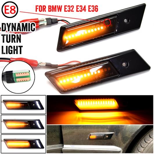ダイナミック フェンダー ウインカー 適用: BMW E30 E32 E34 E36 LED ライト サイド マーカー ランプ 1990-1996 M3 M5 3 5 7シリーズ AL-JJ-6511 AL Car parts｜オートパーツエージェンシー2号店