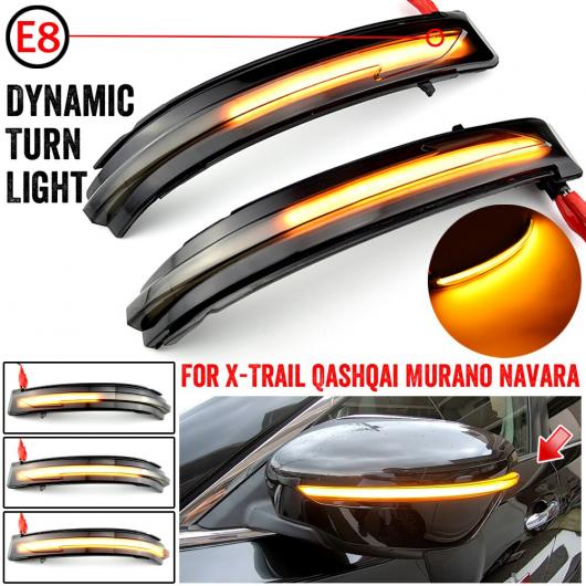 EU US JP プラグ 適用: 日産 X-トレイル T32 キャシュカイ J11 ムラーノ Z52 ナバラ NP300 パスファインダー サイド ミラー LED ダイナミック ターンシグナルライト AL-JJ-6669 AL Car parts