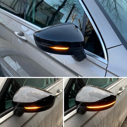 2ピース 適用: VW フォルクスワーゲン/VOLKSWAGEN ティグアン MK2 2017 トゥアレグ MK3 2019 LED ダイナミック ターンシグナルライト サイド バックミラー ミラー インジケーター シーケンシャル AL-JJ-6851 AL Car parts|オートパーツエージェンシー2号店
