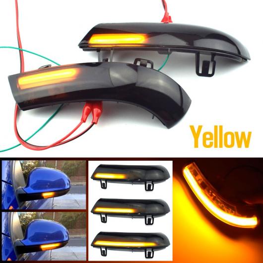 適用: VW パサート B6 ゴルフ 5 ジェッタ MK5 パサート B5.5 GTI V シャラン LED ダイナミック ターンシグナルライト 流れる ウインカー ライト イエロー AL-JJ-7016 AL Car parts