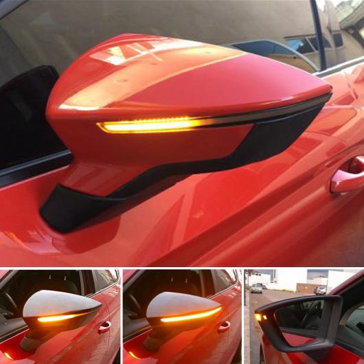 LED ダイナミック ウインカー ウインカー シーケンシャル サイド ミラー インジケーター ライト 適用: セアト レオン III MK3 5F レオン 5F 2013-2018・アローナ 2017 アップ AL-JJ-6959 AL Car parts｜オートパーツエージェンシー2号店