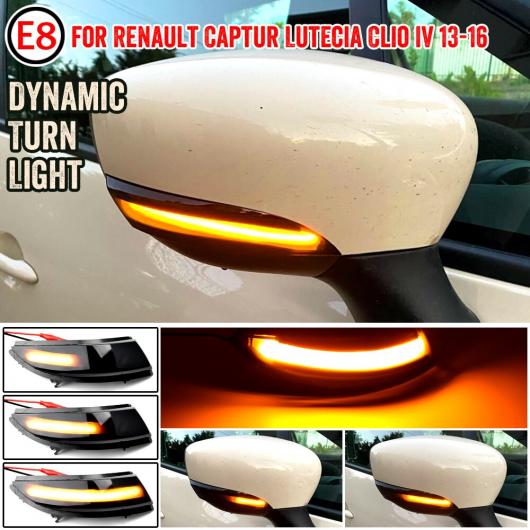 適用: ルノー/RENAULT クリオ IV MK4 BH RS グランドツアー KH 2012-2016 ダイナミック LED ウインカー インジケーター ミラー ターン ライト シグナル リピーター AL-JJ-6960 AL Car parts 15,329円