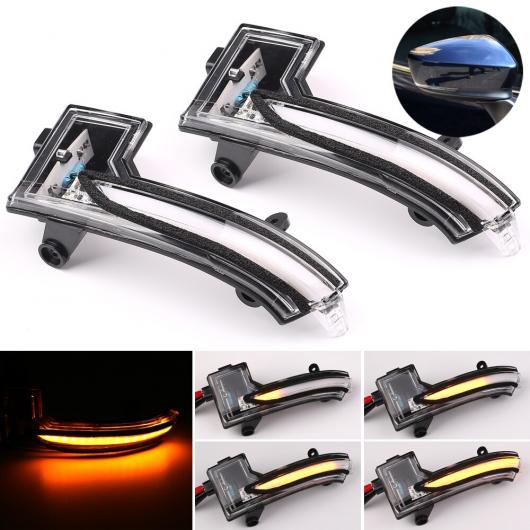 2ピース ダイナミック LED ターンシグナルライト 適用: MAZDA3 2017 2018 MAZDA6 2018 2019 バックミラー ミラー インジケーター シーケンシャル ウインカー ランプ AL-JJ-6966 AL Car parts 20,045円