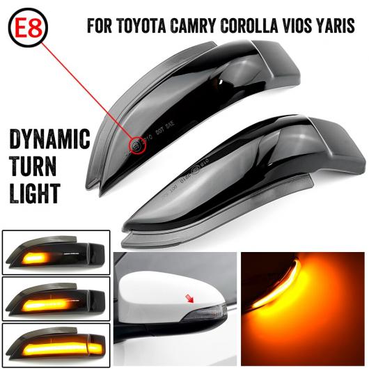 LED ダイナミック ターンシグナルライト シーケンシャル サイド ミラー インジケーター 適用: トヨタ カローラ カムリ プリウス ヴィオス CHR ヤリス ヴィッツ ヴェンザ アヴァロン アルティス AL-JJ-7050 AL Car parts｜オートパーツエージェンシー2号店