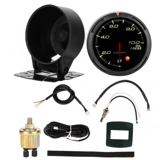 12V ユニバーサル レーシング メーター アクセサリー 高感度 油圧計 AL-JJ-8274 AL Car parts
