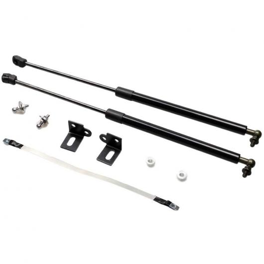 適用: MAZDA3 アクセラ BK 2003-2009 2ピース フロント フード ボンネット カーボンファイバー ガス ストラット リフト サポート ショック ダンパー アブソーバー ノーマル ブラック AL-JJ-8987 AL Car parts