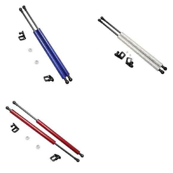 適用: 日産 X-トレイル T30 2000-2007 フロント フード ボンネット カーボンファイバー ガス ストラット ショック ブルー カーボンファイバー～レッド カーボンファイバー AL-JJ-9007 AL Car parts