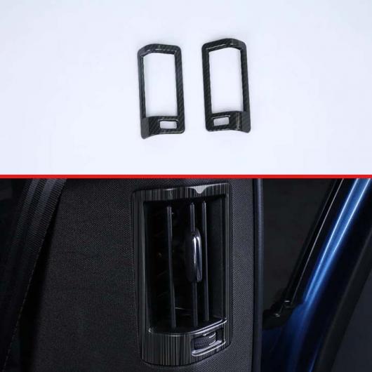 適用: ボルボ/VOLVO XC60 2018 2019 カーボンファイバー スタイル リア 通気口 フレーム トリム カバー AL-JJ-9277 AL Interior parts for cars｜オートパーツエージェンシー2号店