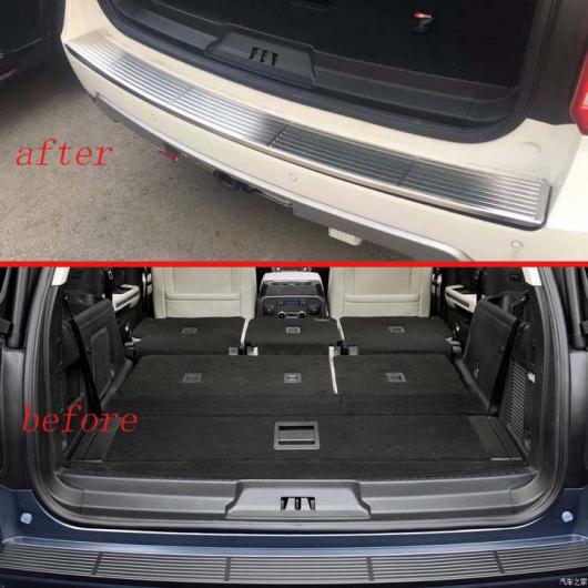 適用: フォード/FORD エクスペディション 2018 2019 4th U553 リア バンパー 保護 ウインドウ シル アウトサイド トランクス 装飾 プレート ペダル AL-JJ-9401 AL Interior parts cars