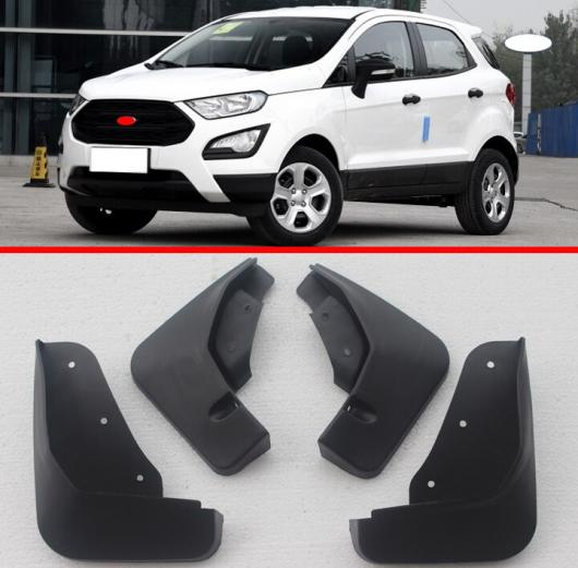 ABS マッドフラップ マッド フラップ フロント リア マッドガード フェンダー 適用: フォード/FORD エコスポーツ 2017 2018 2019 スプラッシュ ガード パーツ アクセサリー AL-JJ-9458 AL Exterior parts cars|オートパーツエージェンシー2号店