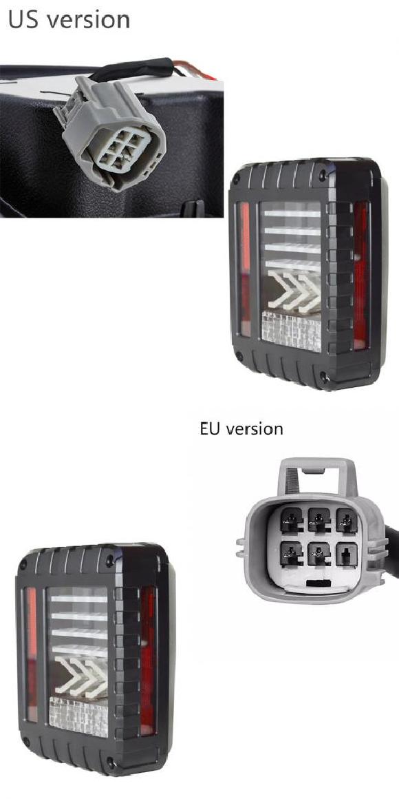 適用: ジープ/JEEP ラングラー JK LED テール ランプ 2007-2017 ブレーキ バックアップ リバース イエロー アロー チューニング シグナル ライト US バージョン・EU バージョン AL-KK-2547 AL Car parts