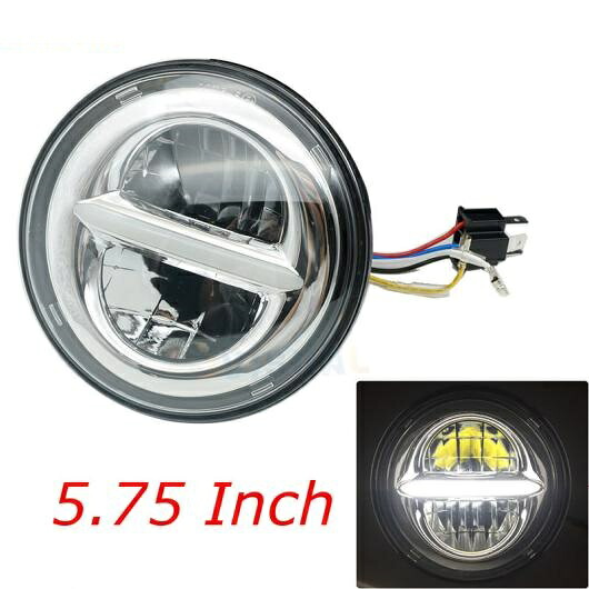 5.75インチ LED ヘッドライト 適用: ストリート XG500 鉄 ロー XL883 ダイナ スポーツスター V-ロッド ナイト FLSTSE トライアンフ/TRIUMPH ロケット 5.75インチ ヘッドランプ AL-KK-2645 2輪 AL Motorcycle parts