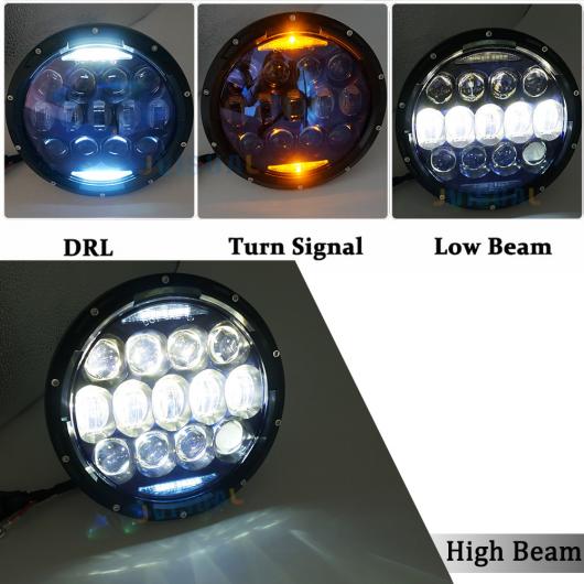 好評 Al 2ピース ブルー 130w プロジェクター 8 レンズ 7インチ Led ヘッドライト Hi Lo ビーム Drl ウインカー ライト 適用 ジープ Jeep ラングラー Jk Tj ハマー Hummer H1 Al Kk 2646 国内最安値 Spectreaircraft Com