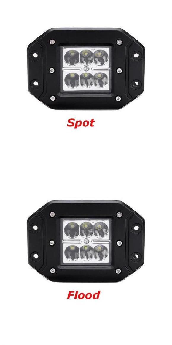 1ピース 4 スポット/投光ランプ 6 LED ライト バー バックアップ リバース リア バンパー DRL ランプ 適用: オフ ロード 1ピース スポット ライト・1ピース 投光ランプ ライト AL-KK-2722 AL Car parts｜オートパーツエージェンシー2号店