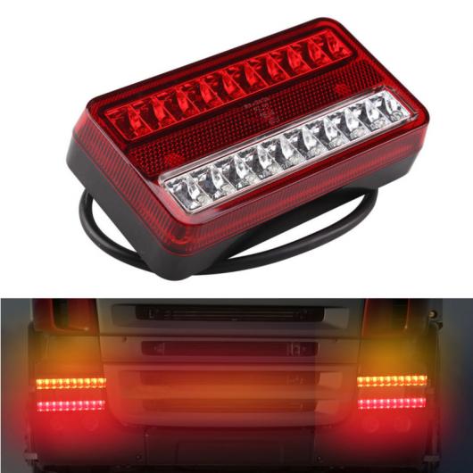 2ピース 20 LED 12V テールライト 防水 トラック トレーラー バン ストップ リア リバース インジケーター ライト ターンシグナルランプ AL-KK-2751 AL Car parts