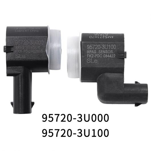2ピース パーキング センサー バンパー リバース アシスト 適用: ヒュンダイ/現代/HYUNDAI 起亜 4MT271H7A 95720-3U000 4MS271H7C 957203U100 4MS27 ブラック AL-KK-1241 AL Car parts