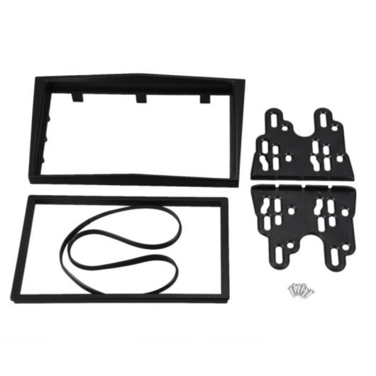 2 DIN ラジオ トリム キット 適用: 2006 + オペル/OPEL ベクトラ アストラ ザフィーラ ステレオ ダッシュ CD フレーム パネル O カバー フィッティング キット ブラック AL-KK-1555 AL Car parts
