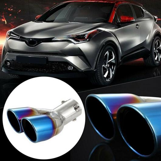 ステンレス スチール リア エキゾースト パイプ マフラー テール エンド チューブ 適用: トヨタ C-HR CHR 17-18 タイプ001 AL-KK-1592 AL Car parts