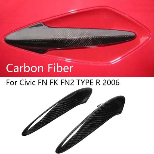 カーボンファイバー ドア ハンドル カバー トリム 適用: ホンダ シビック FN FK FN2 タイプ R 2006 2007 2008 2009 2010 2011 AL-KK-1954 AL Exterior parts for cars
