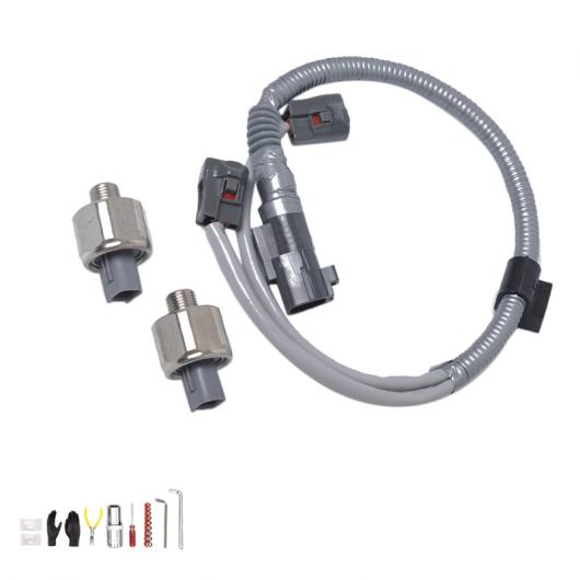 2ピース ノック センサー & ハーネス 89615-12090 適用: トヨタ レクサス アヴァロン カムリ ES300 グレー AL-KK-2155 AL Car parts