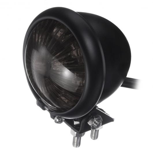 ユニバーサル オートバイ レッド 12V 15W LED 調整可能 カフェ レーサー スタイル ストップ テールライト モーターバイク ブレーキ リア ランプ テールライト 適用: オール ブラック AL-KK-2951 AL Car parts