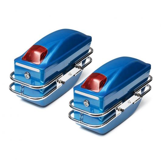 ユニバーサル オートバイ テール バッグ ラゲッジ タンク ツール バッグ ハード ケース サドル バッグ 適用: カワサキ/ホンダ/ヤマハ/スズキ ブラック～ブルー AL-KK-3079 AL Car parts