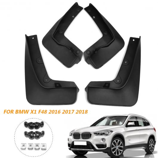 フロント リア マッド フラップ 適用: BMW X1 F48 2016 2017 フェンダー スプラッシュ ガード マッドガード 泥除け マッドフラップ AL-KK-3180 AL Car parts