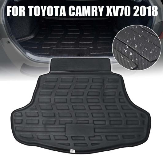 オート フロアマット 適用: トヨタ カムリ XV70 2018 2019 リア トランク マット カーゴ ブーツ ライナー トレイ フロア マット 防水 リア カーゴ マット AL-KK-3420 AL Car parts